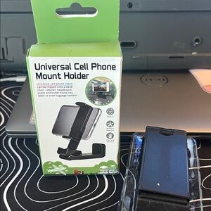 Universal Cell Phone Mount Holder - Black